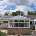 conservatory or garden room showing a picture of a fully refurbished conservatory